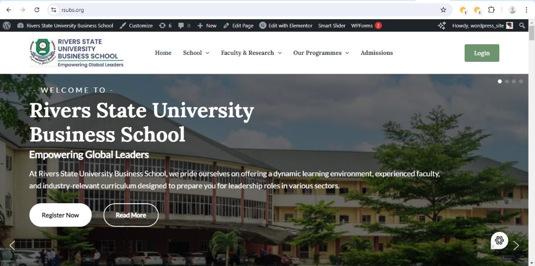 Rivers State University Business School