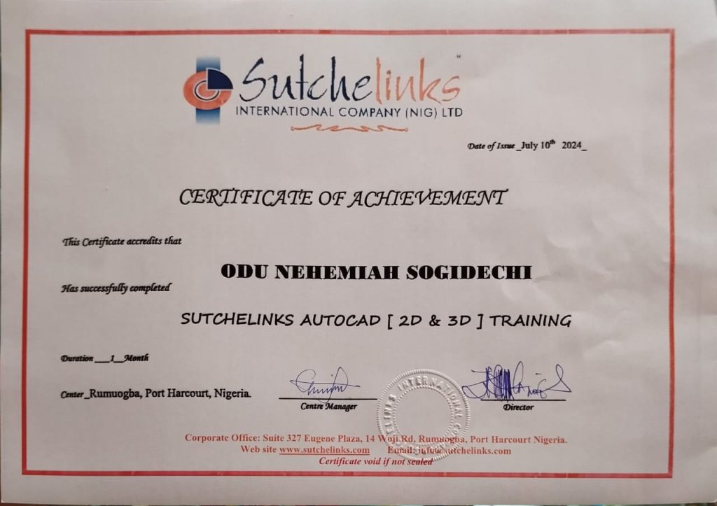2D & 3D Autocad Certification